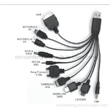 Multifunctional 10-in-1 USB Cable (XF-UC-004)
